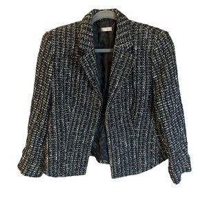 Nicola Italian-made Black and White Jacket Blazer Size 10